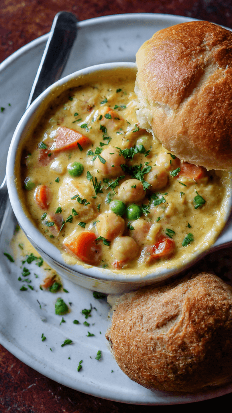 Chickpea Pot Pie Stew - Kids &amp; Company